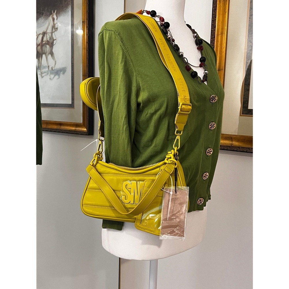 NWT neo yellow green Steve Madden  crossbody bag